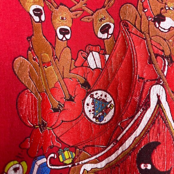 Gildan Heavy Weight Vintage Christmas Shirt I Said The Schmitt House Men's Sz XL - Picture 4 of 8